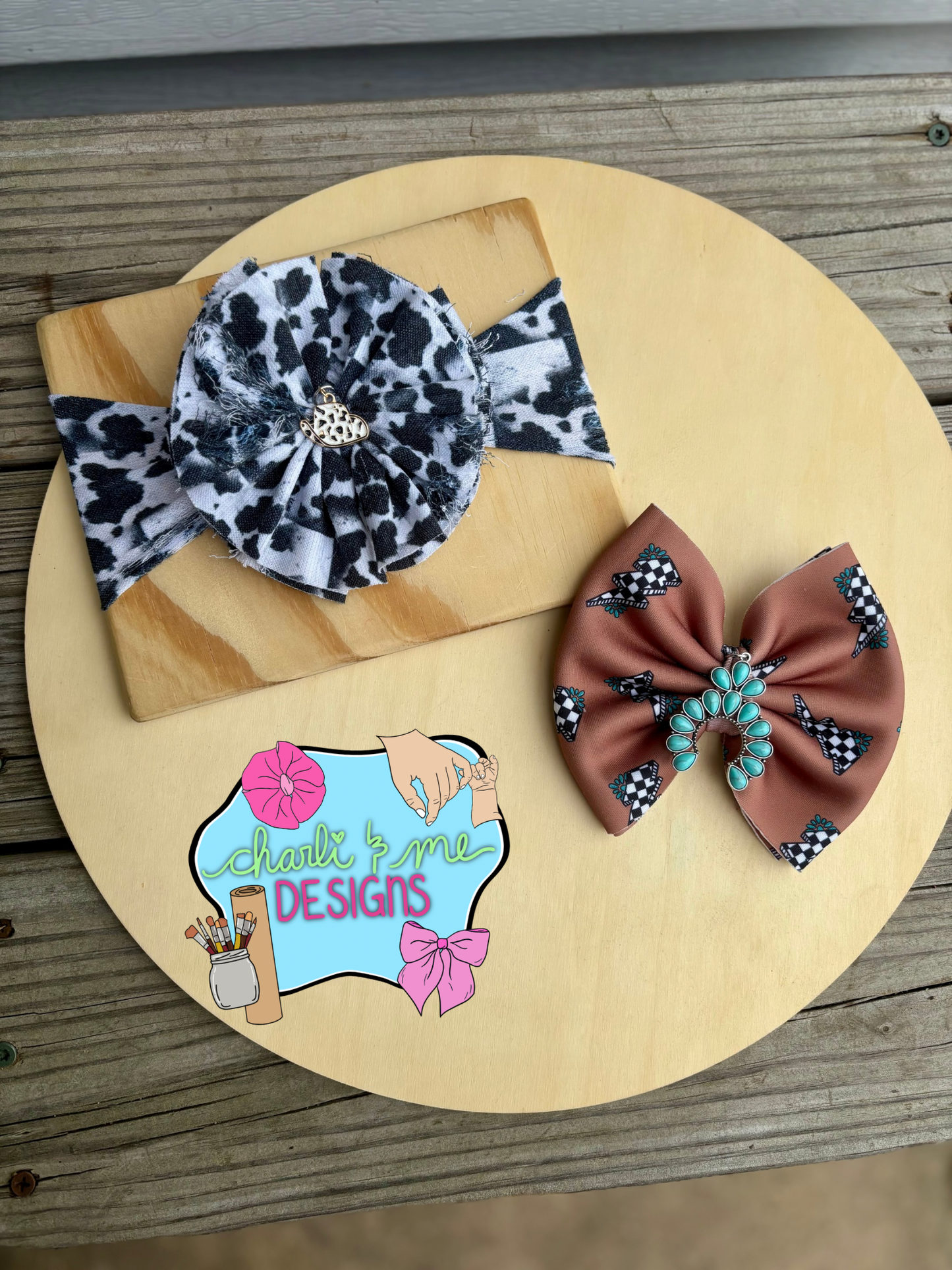 Western Bow Charms (read description)