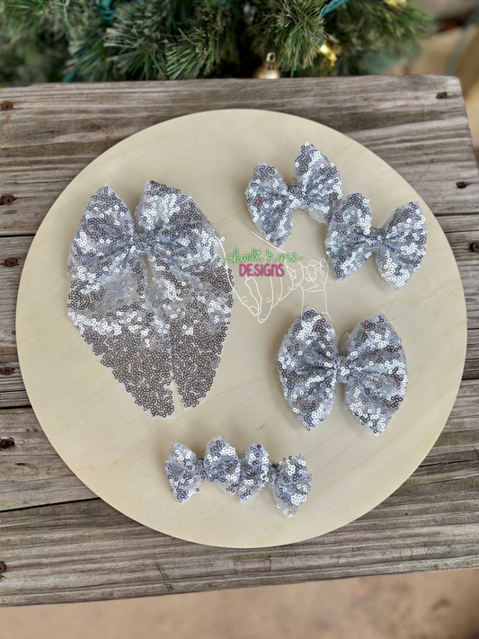 Silver Sequins