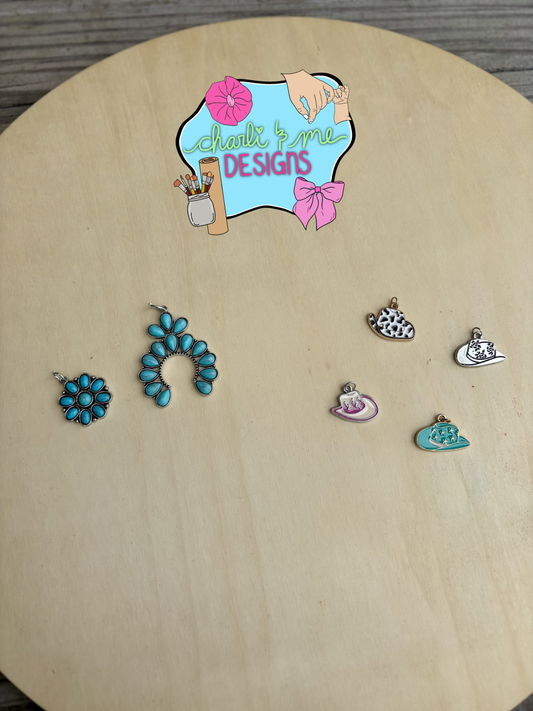 Western Bow Charms (read description)